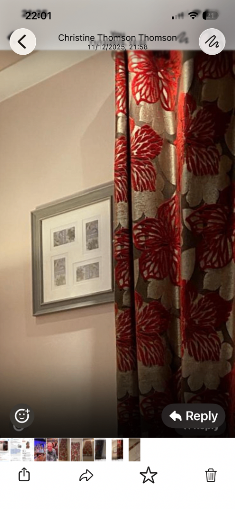 image for Fully lined black out curtains 