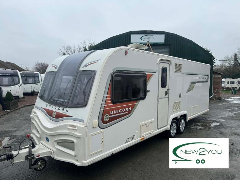 2013 Bailey Unicorn Cartagena 4 Berth TRANSVERSE BED Caravan - STOCK H006