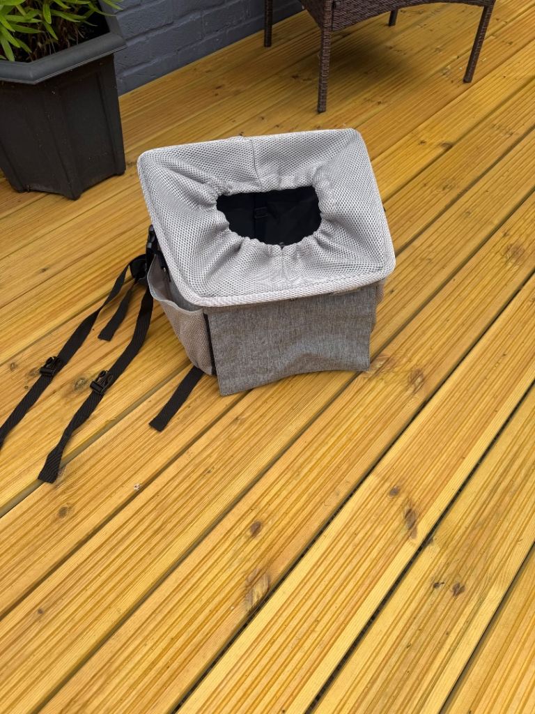 Bike dog carrier basket