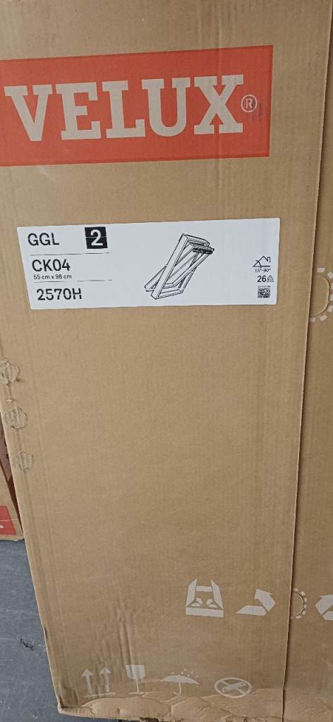 Velux window and flashing