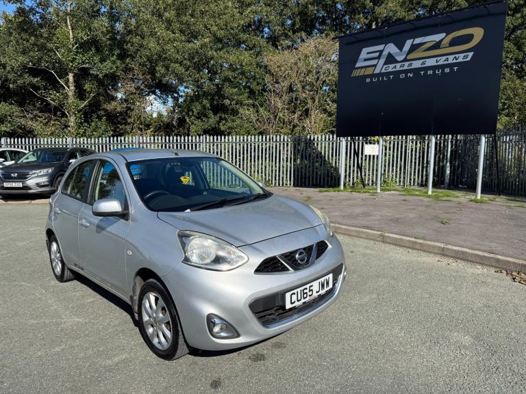 2015 65 REG NISSAN MICRA ACENTA 1.2 5 DOOR PETROL HATCHBACK MANUAL SILVER EURO 6