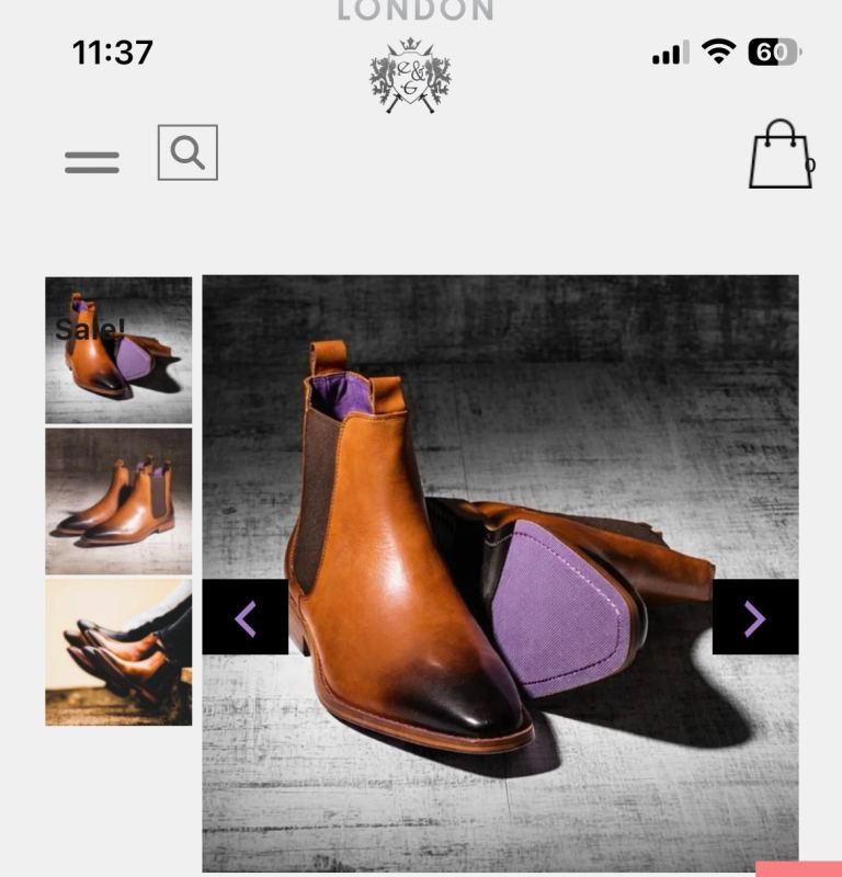 Eves and gray men’s Chelsea boot 