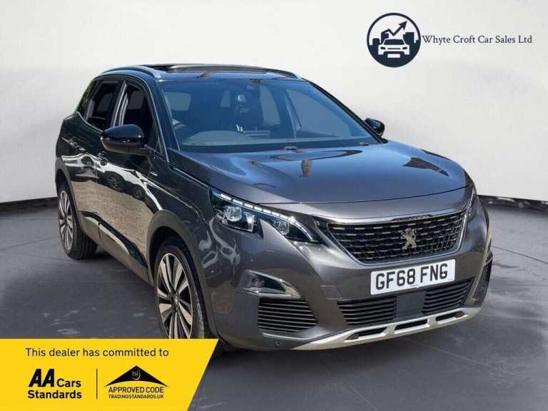 2018 Peugeot 3008 1.2 PureTech GT Line Euro 6 (s/s) 5dr SUV Petrol Manual