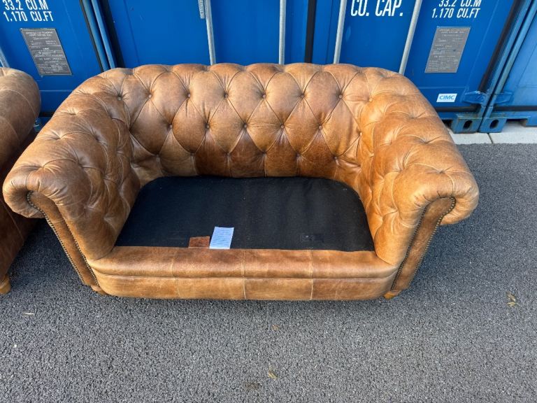 Alexander & James Buffalo Leather Sofa very good quality possible delivery 