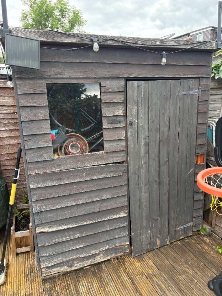 FREE 6ft x 4ft Wooden Garden Shed – Collector to Dismantle & Remove