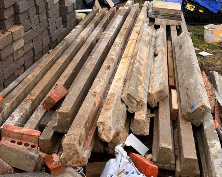 BIG JOB LOT – 22 CONCRETE FLOOR BEAMS