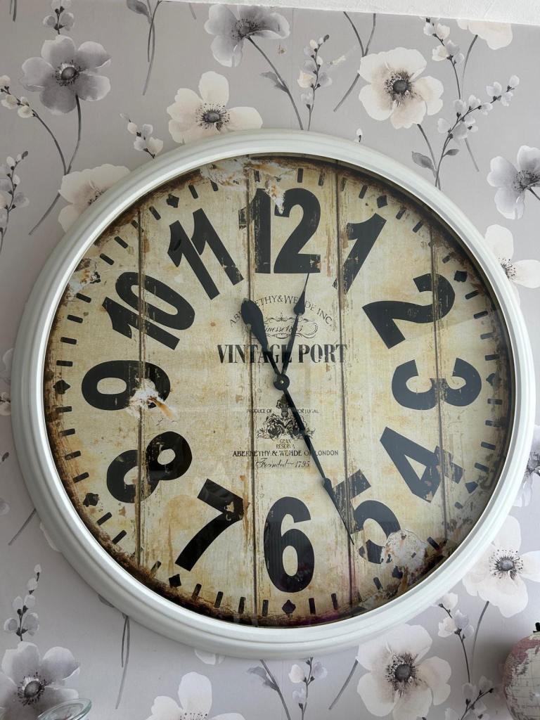 Large Vintage Port Wall Clock 