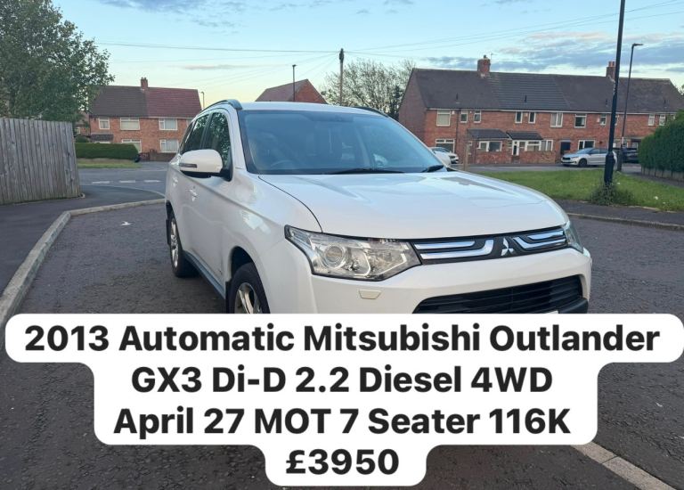Mitsubishi, OUTLANDER, Estate, 2013, Semi-Auto, 2268 (cc), 5 doors