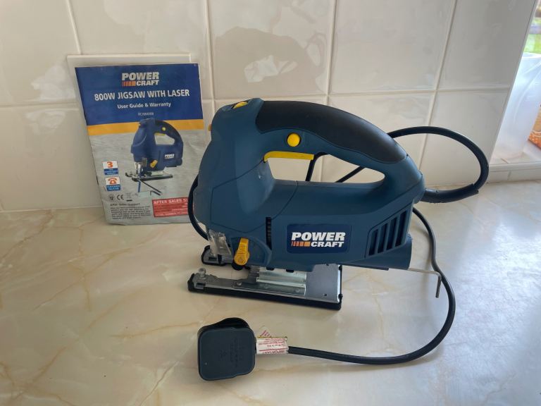 800W JigSaw with laser - working