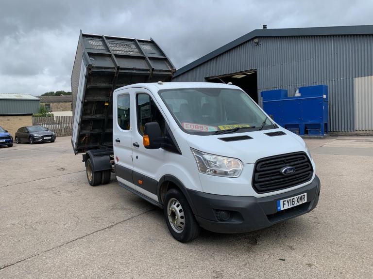 2016 Ford Transit T350 DOUBLE CAB TWIN WHEEL TIPPER WITH TREE SURGEON BODY !! 