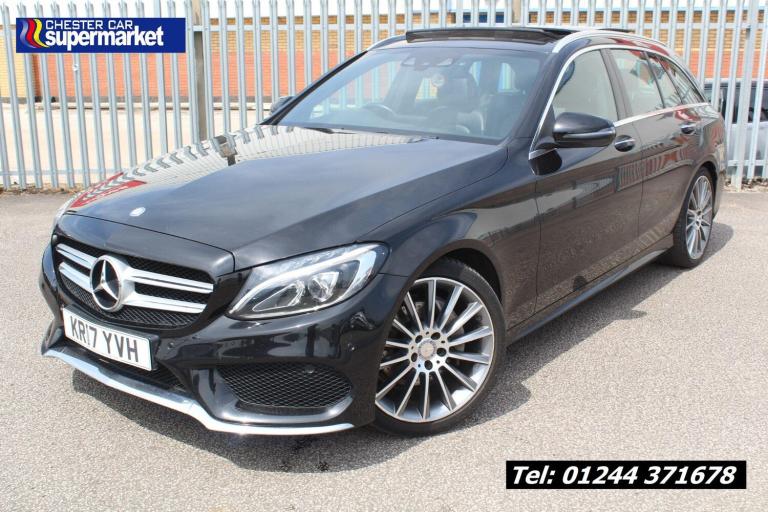 2017 Mercedes-Benz C Class 2.1 C220d AMG Line (Premium) G-Tronic+ Euro 6 (s/s) 5dr ESTATE Diesel ...