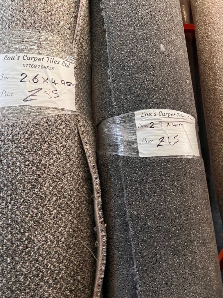 Carpet remnants for smaller rooms 