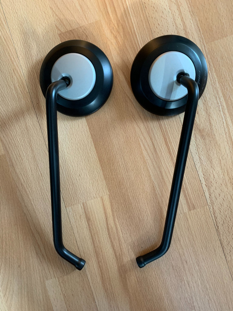 Pair of original Triumph T120 Wing Mirrors (black)