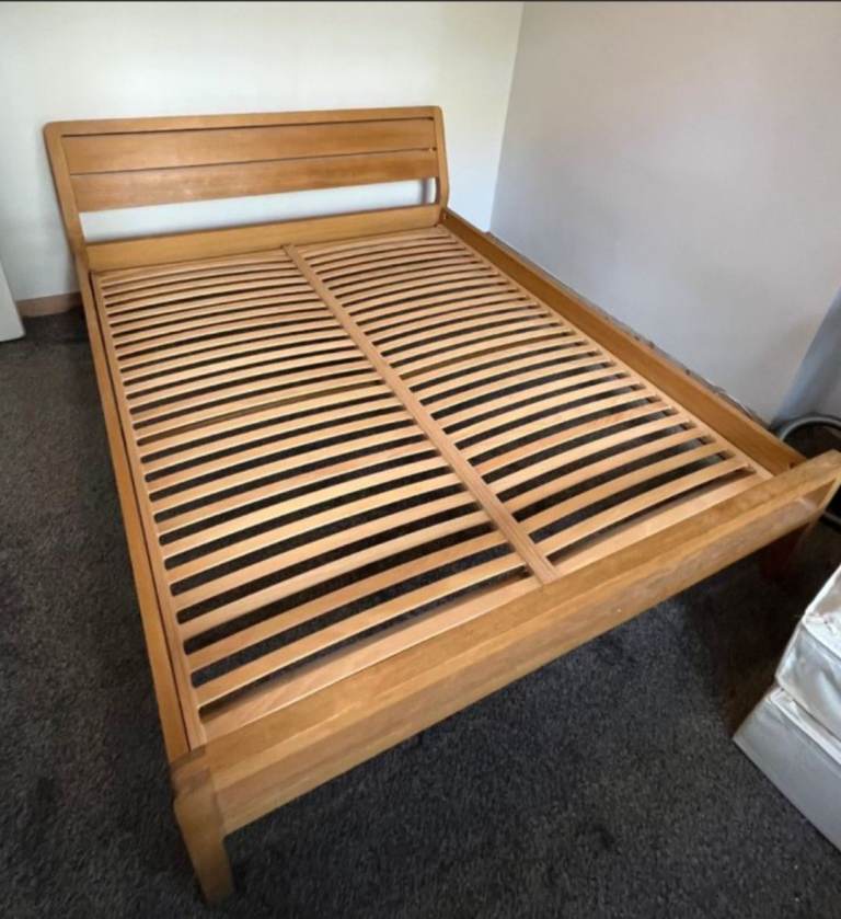 Oak Double Bed Frame 