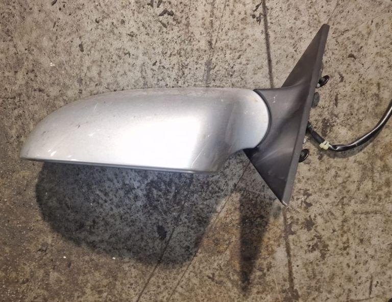 Audi A6 Left Side Wing Mirror Silver 2009