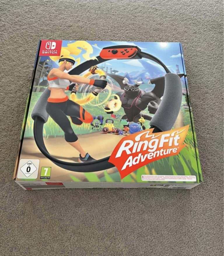 Nintendo switch ringfit adventure game