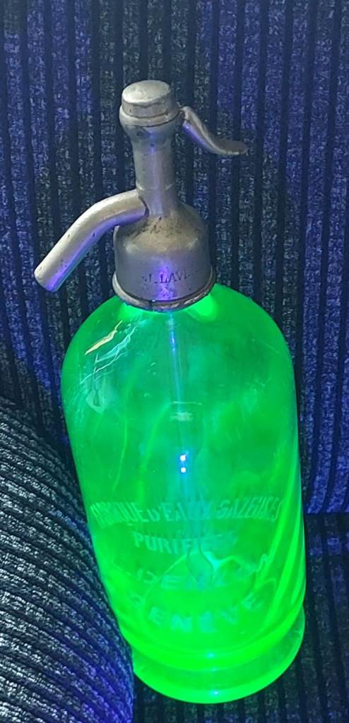 Rare Uranium  French Soda Syphon  1900s..