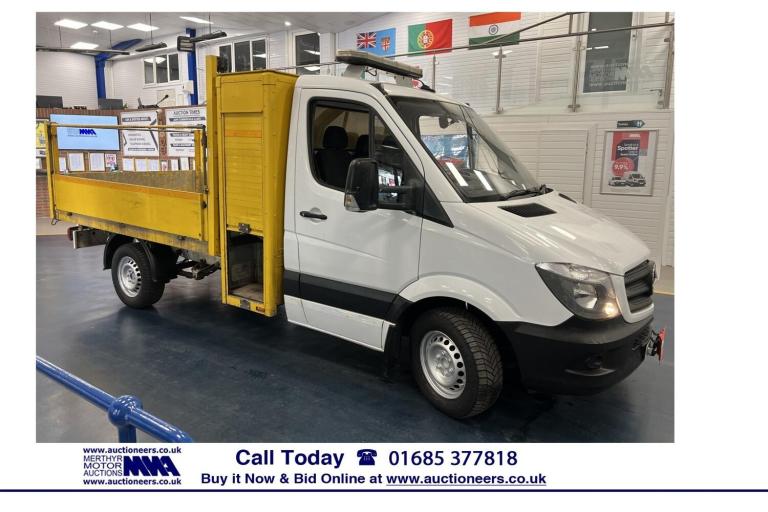 2019 Mercedes-Benz Sprinter 314 2.2CDI 143PS MWB SINGLE CAB DROPSIDE (EURO 6). ------------------...