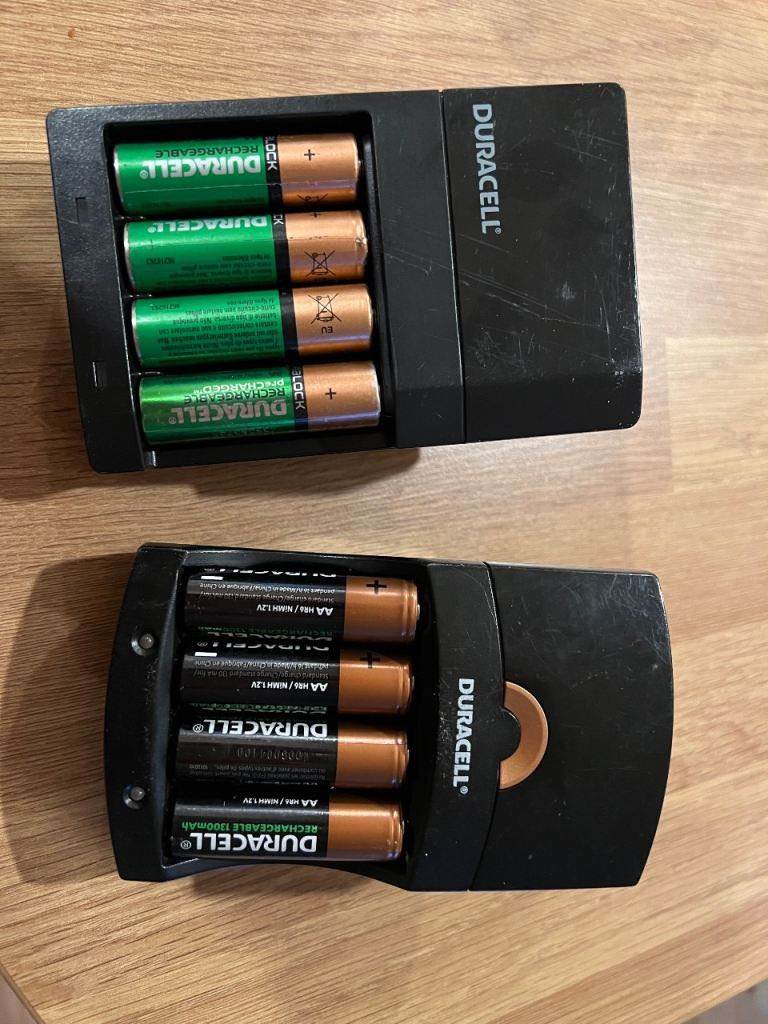 2 x battery chargers