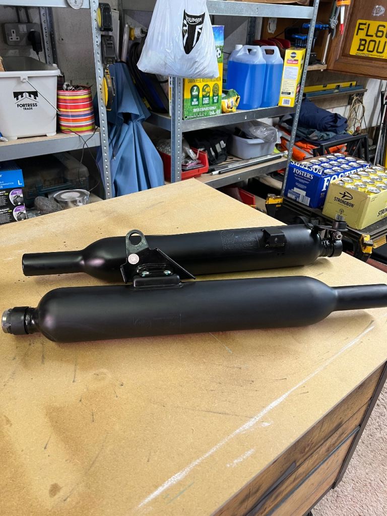 Triumph t120 exhausts