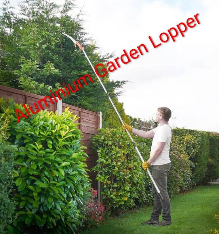 Long Reach Garden Lopper with Extendable Pole and Saw Blade
