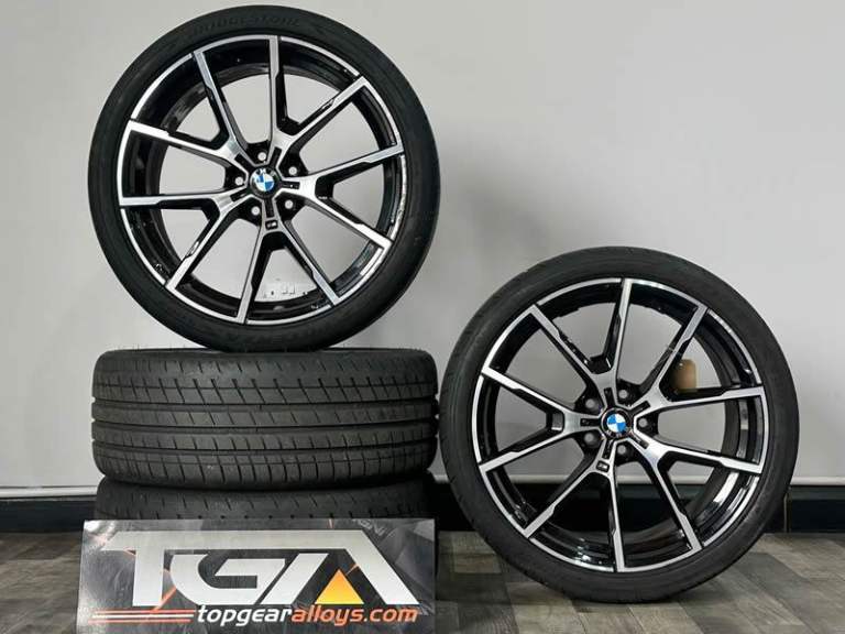 20" GENUINE BMW 728M 5 SERIES G30 8 SERIES G15 WHEELS & TYRES 8072023