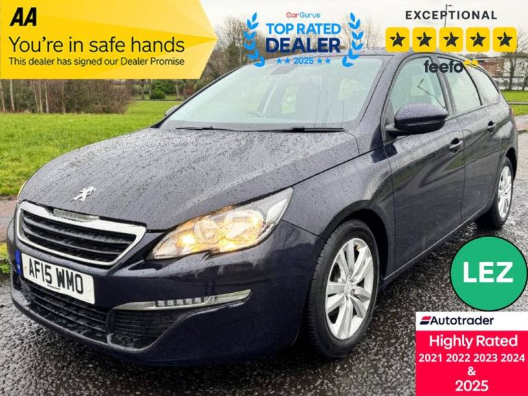 2015 Peugeot 308 SW 1.6 BlueHDi Active Estate 5dr Diesel Manual Euro 6 (s/s) (120 ps) Estate Dies...