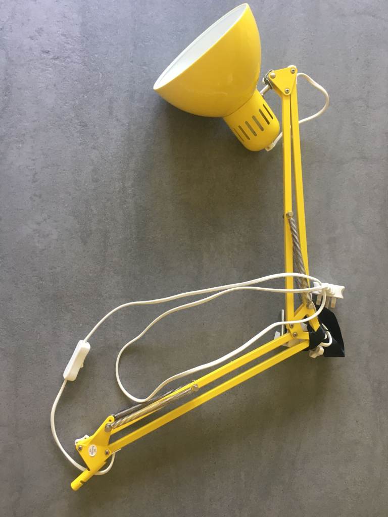 Rare - Yellow Ikea Work Desk Lamp