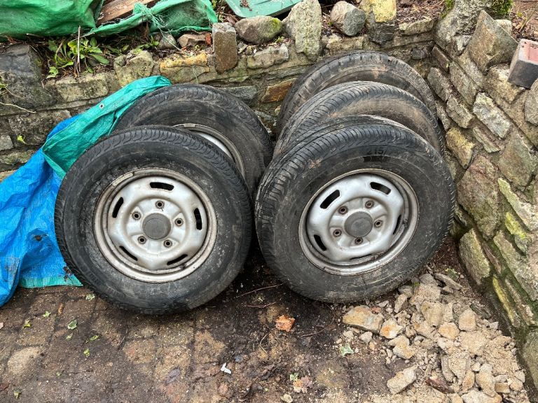 5 large van tyres