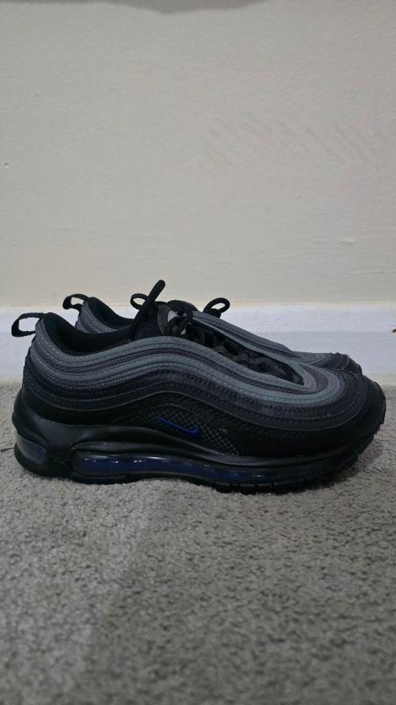 Nike Air Max 97 Black Racer Blue Trainers UK 4 EU 36.5 | in Norbury ...