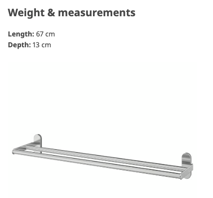 Towel Rail Ikea
