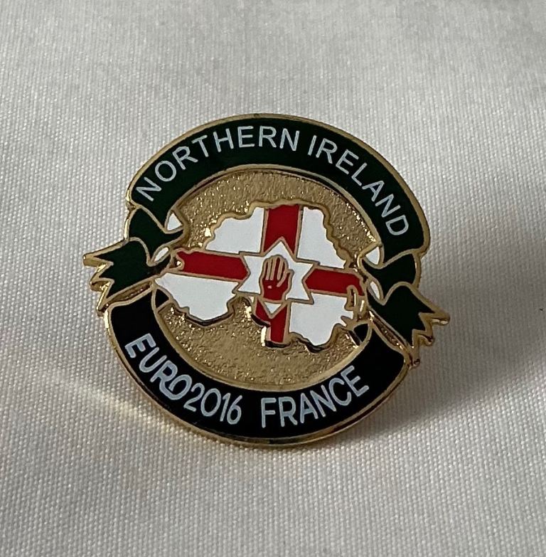 Northern Ireland EURO 2016 France Football Pin Badge