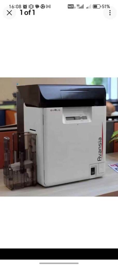 Evolis Avansia Double Sided Retransfer Card Printer 