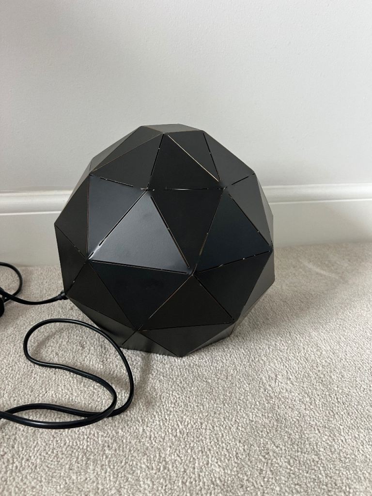 Black Geometric Floor Lamp