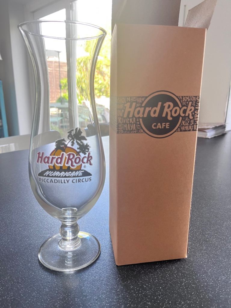 Hard Rock Café Piccadilly Circus Collectible Glass