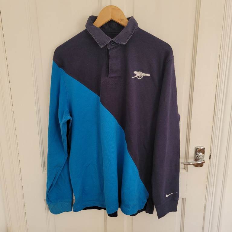 Arsenal long sleeve polo shirt 2011-12