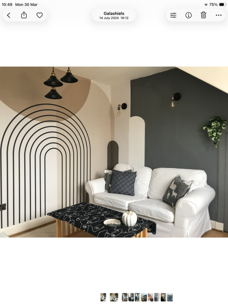 GALASHIELS CENTRAL SUPER TRENDY BEAUTIFUL FLAT £685 MONTHLY £500 