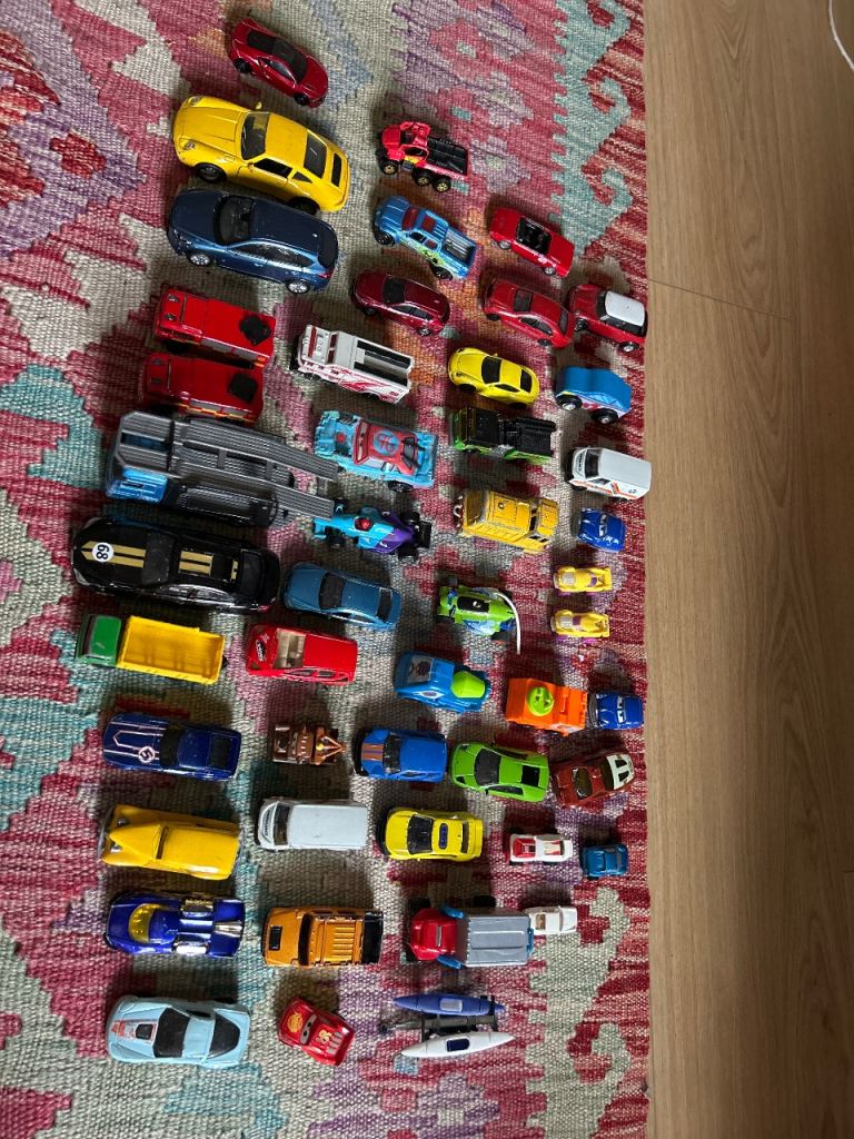 Car collection of different sizes