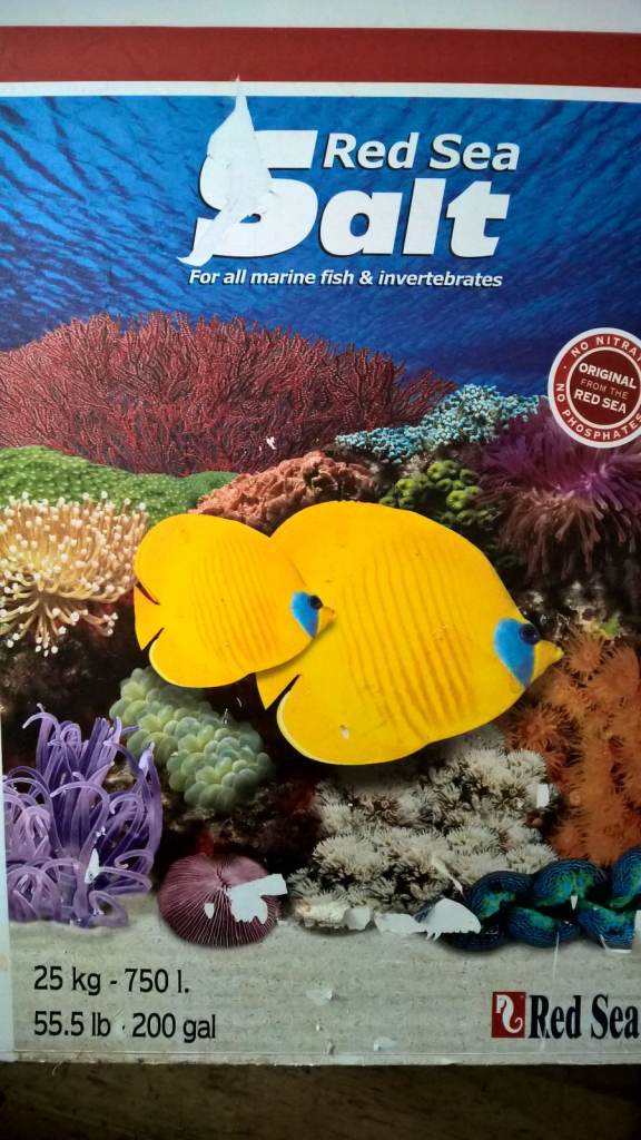 Aquarium Red Sea Marine Salt 25kg Backet,