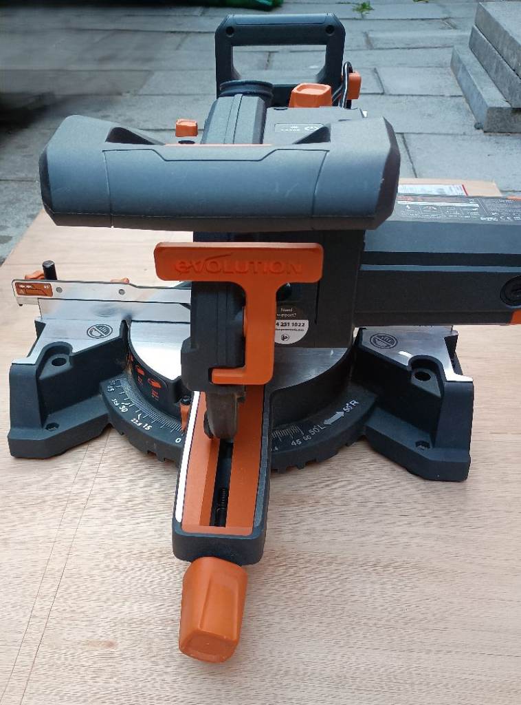 Evolution R210 SMS+ 210mm Multi-Material Sliding Mitre Saw