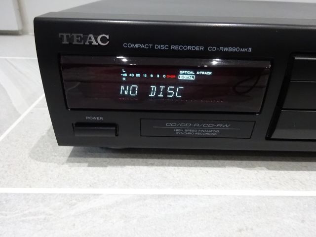 Teac CD-RW890 Mk II CD Recorder Mk2 Mark 2 Tested, Complete and