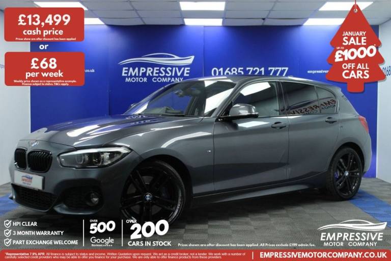 2018 W BMW 1 SERIES 1.5 116D M SPORT SHADOW EDITION HATCHBACK 5DR DIESEL MANUAL 