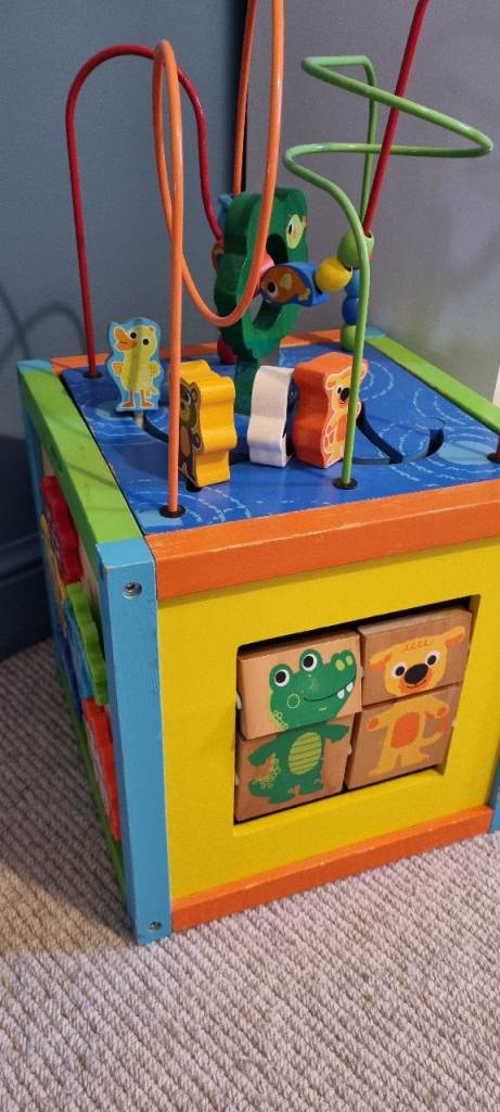 Wooden play box 