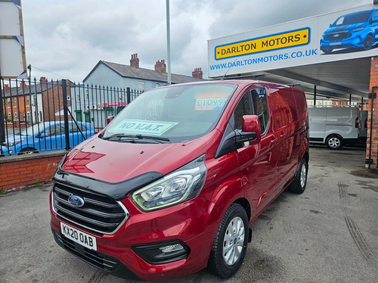 2020 Ford Transit Custom 2.0 EcoBlue 130ps Low Roof Limited Van PANEL VAN DIESEL Manual