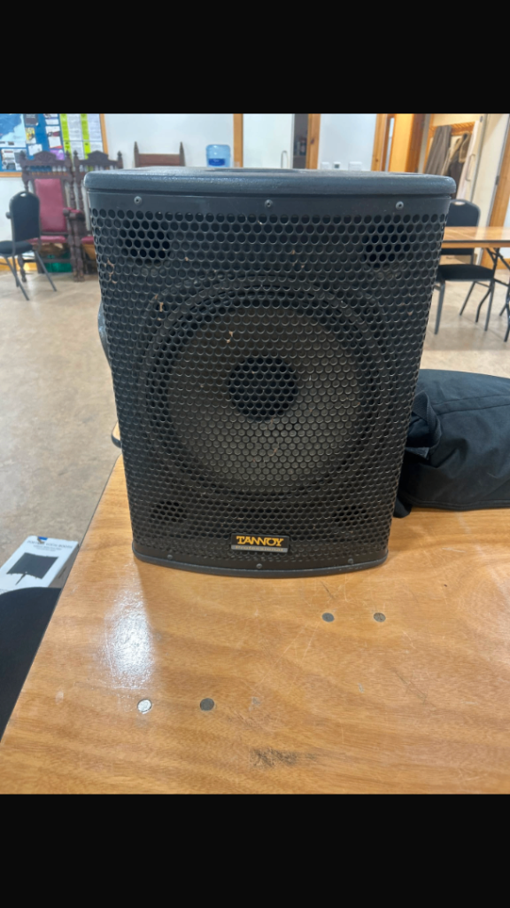 Tannoy T2 speaker x2 passive 12" made in the uk
