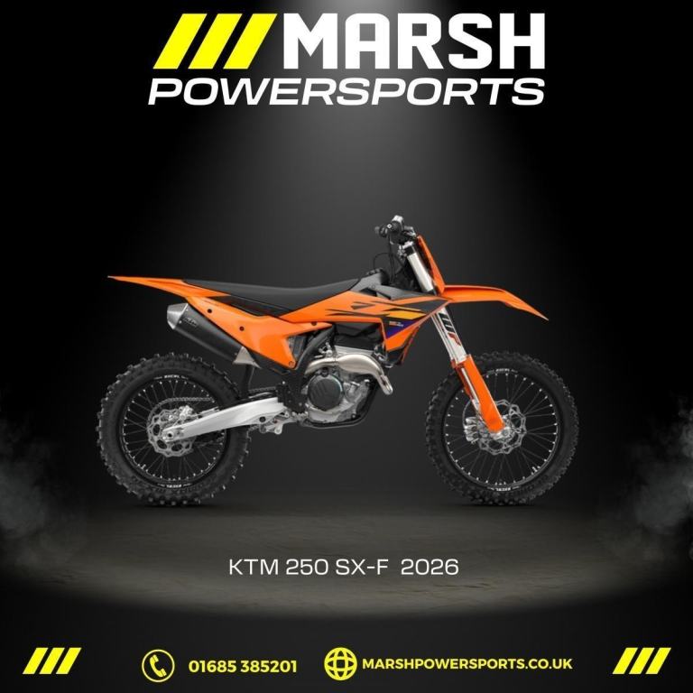 250 SX-F 2026 Model - KTM Main Dealer - Reserve NOW!