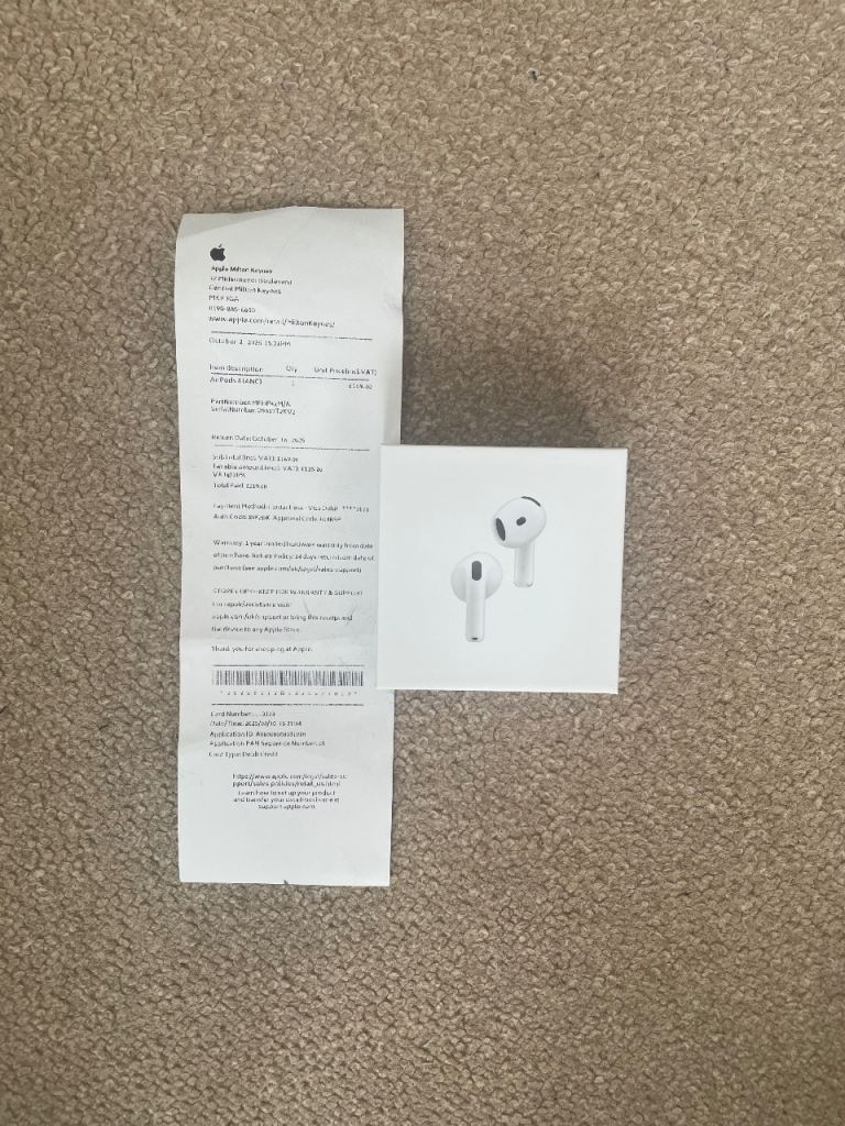 NEW Apple Airpods gen 4 ANC + Reciept