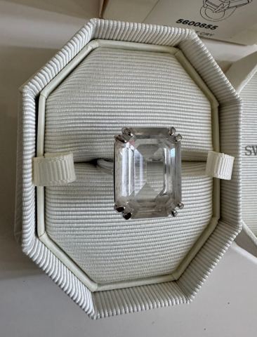 Swarovski Mesmera Oversized Crystal Cocktail Ring - 5610371 - Size