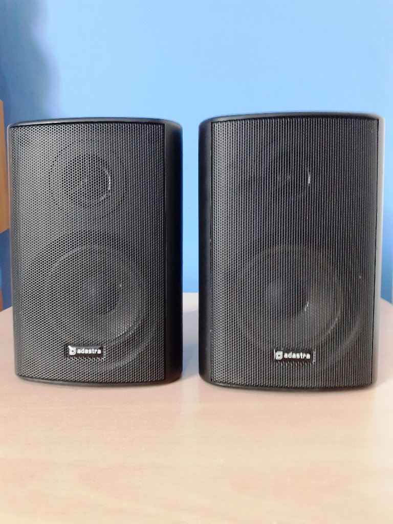 Adastra 100.899 pair studio satellite monitor speakers.