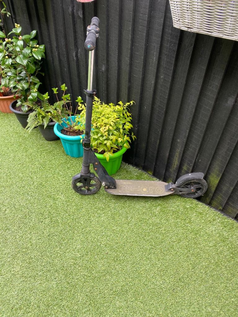 Micro suspension adult scooter black 